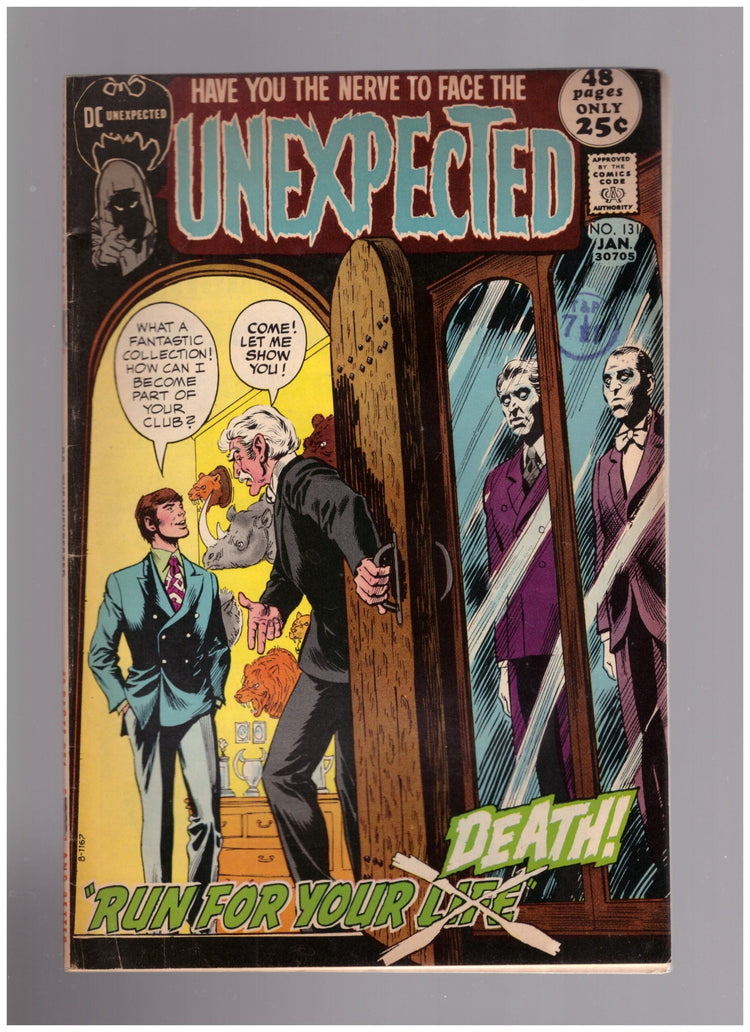 The Unexpected comic collection, vintage DC Comics horror, The Unexpected 1960s comics, The Unexpected 1970s mystery comics