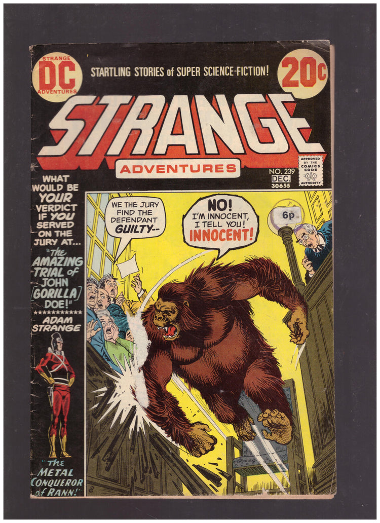 Strange Adventures comic, Adam Strange comic, vintage DC Comics Strange Adventures, sci-fi comics collection, Strange Adventures series