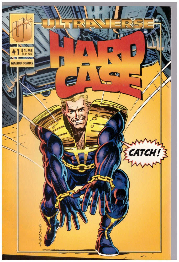 Hard Case Malibu Comics, Hard Case Ultraverse superhero, Malibu Comics Hard Case 90s comics