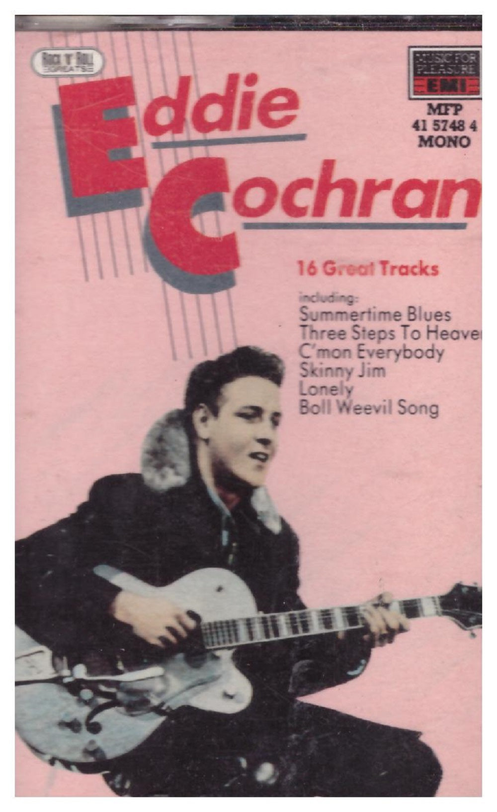 16 Great Tracks by Eddie Cochran from Music For Pleasure (41 5748 4)