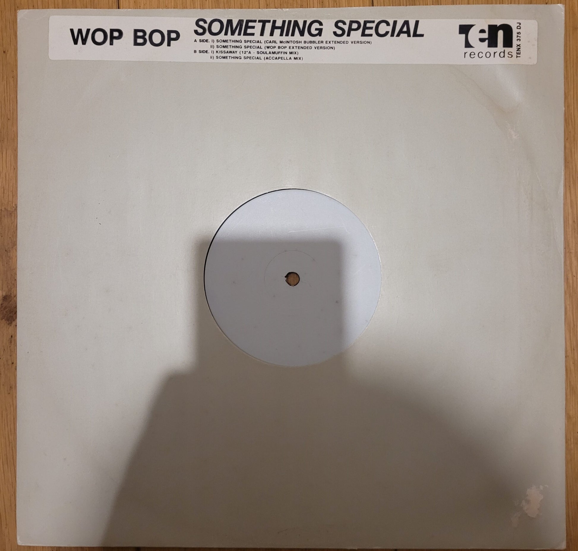 Something Special by Wop Bop from Ten Records (TENX 375 DJ)