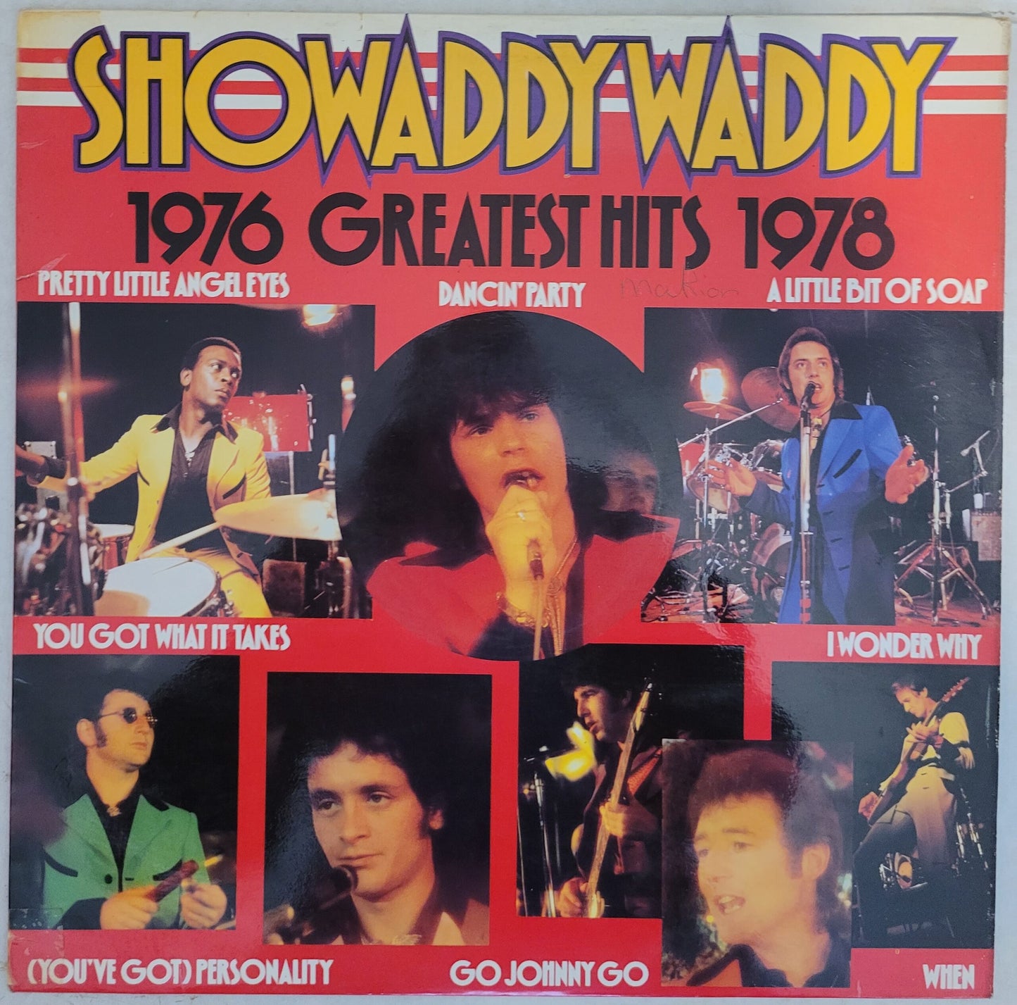 Greatest Hits 1976-1978 by Showaddywaddy from Arista (ARTV 1)