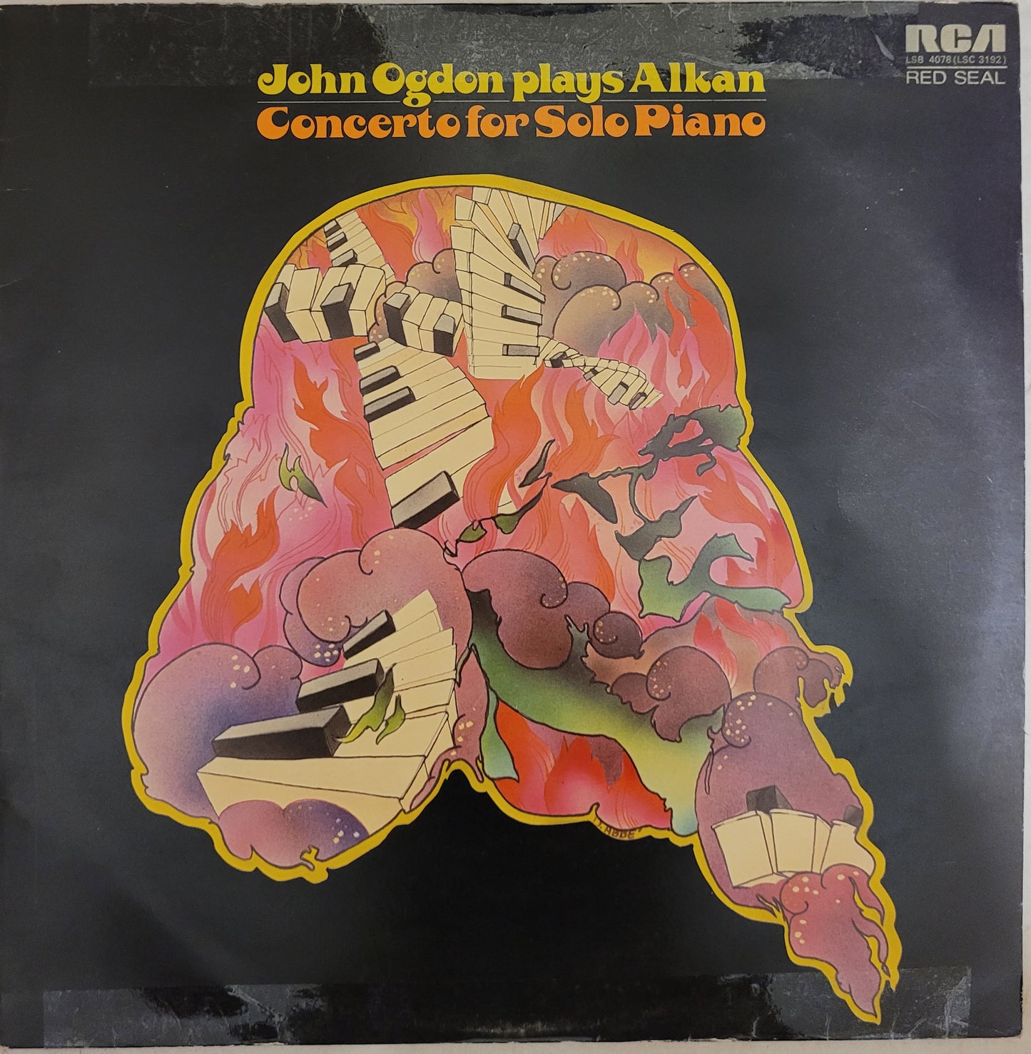 John Ogdon Plays Alkan: Concerto For Solo Piano from RCA (LSB 4078)