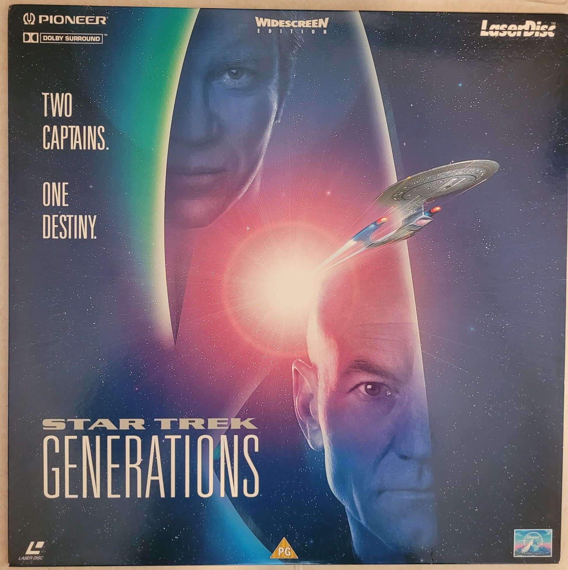 Star Trek: Generations PAL from Pioneer on Laserdisc (PLFEB 33481)