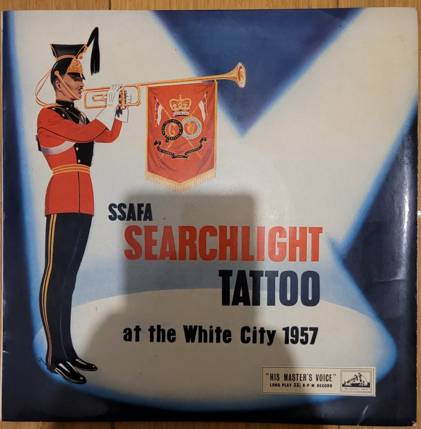 SSAFA Searchlight Tattoo At The White City 1957 from His Master's Voice (DLP 1161)