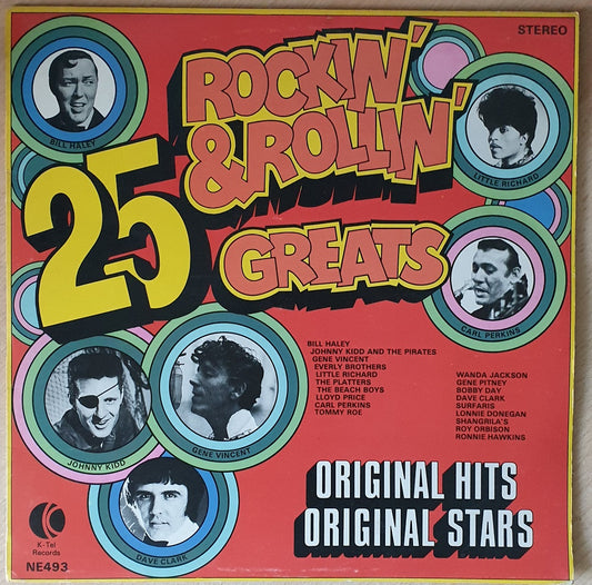 25 Rockin' & Rollin' Greats from K-Tel (NE493)