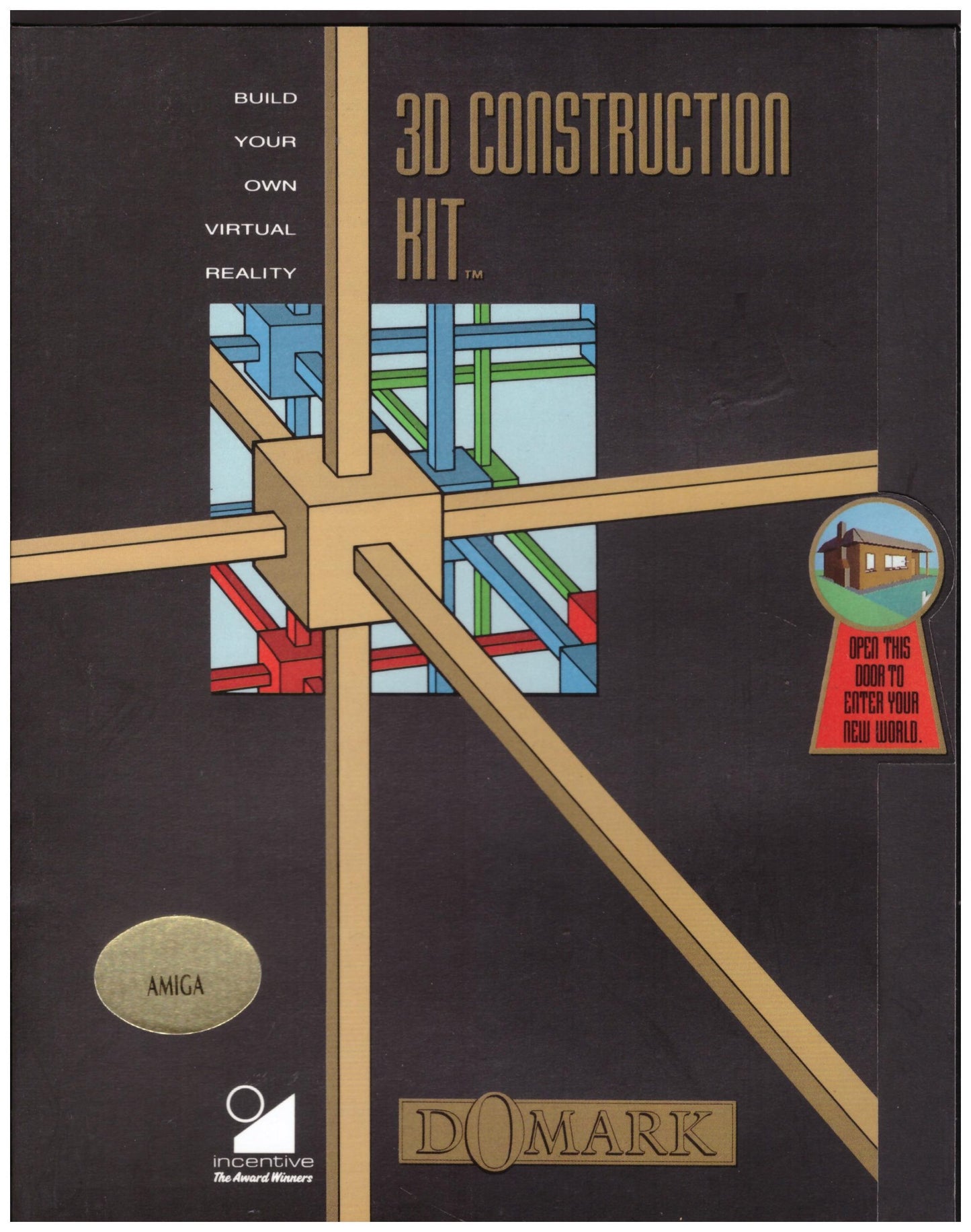 3D Construction Kit for Commodore Amiga from Domark