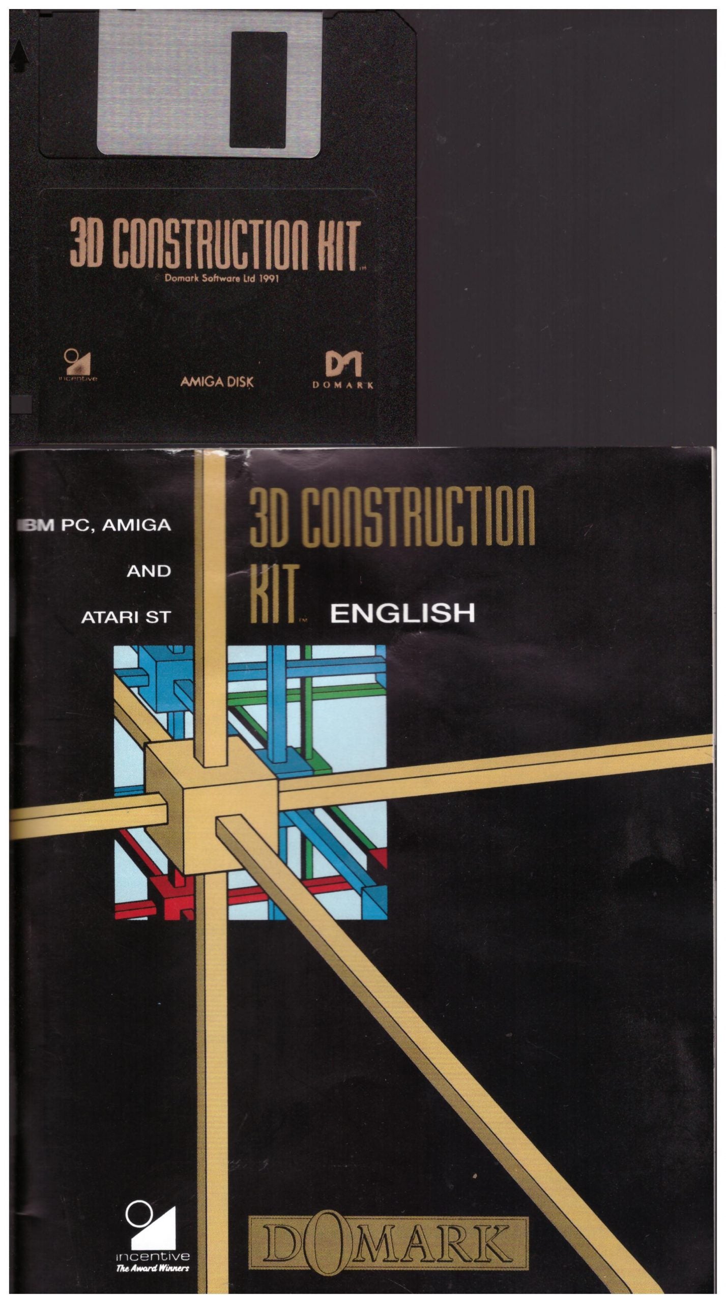 3D Construction Kit for Commodore Amiga from Domark