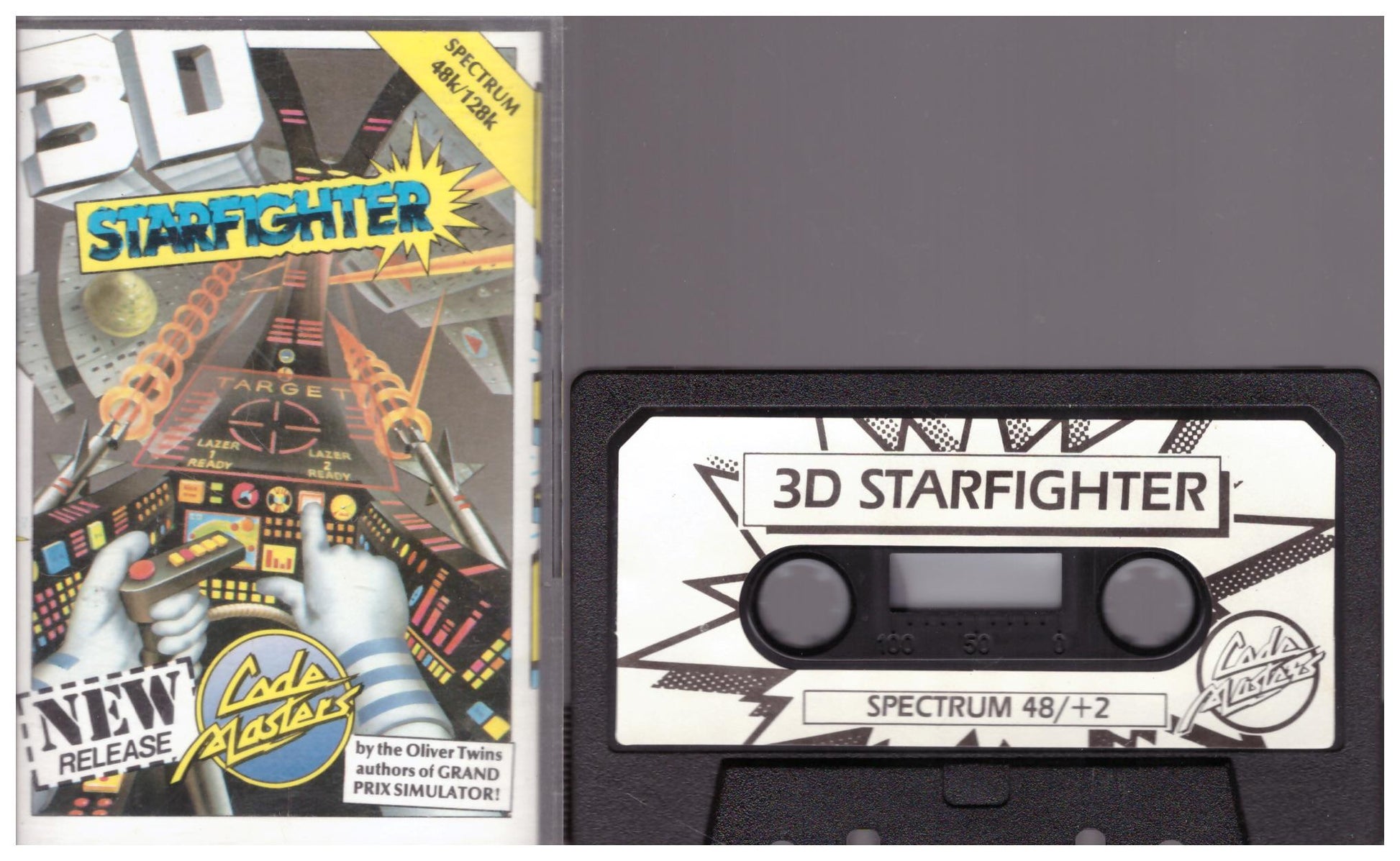 3D Starfighter for ZX Spectrum from Codemasters (2058)