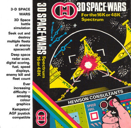 3D Space-Wars for ZX Spectrum from Hewson Consultants