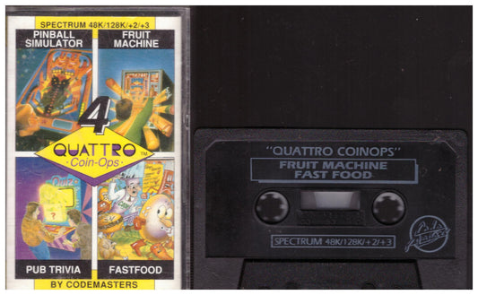 4 Quattro Coin-Ops for ZX Spectrum from Codemasters (2465)