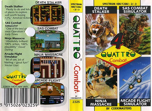 4 Quattro Combat for ZX Spectrum from CodeMasters