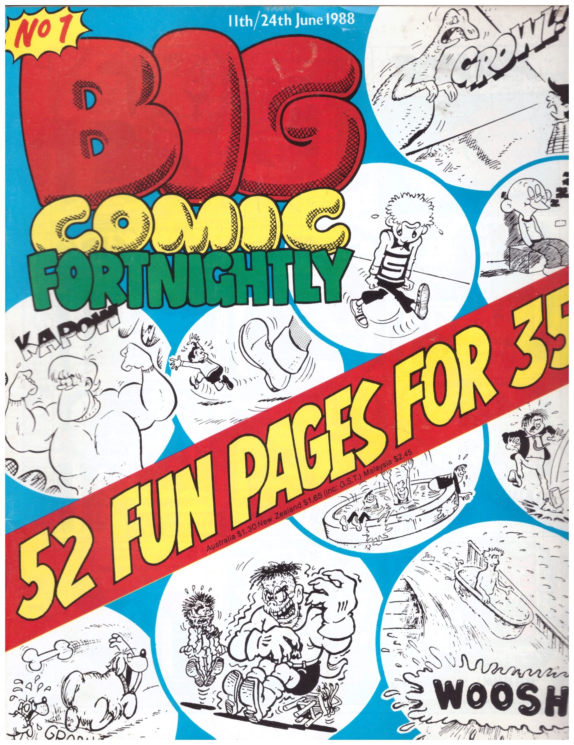 Big Comic Fortnightly No. 1, classic British comics, Fleetway Publications first issue