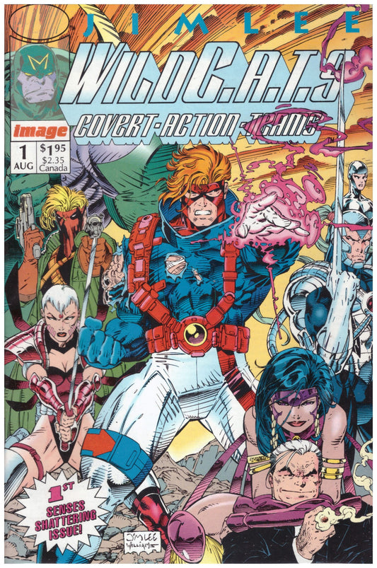 WildC.A.T.s #1 comic, Image Comics WildC.A.T.s debut issue, 90s collectible comic book, Jim Lee WildC.A.T.s