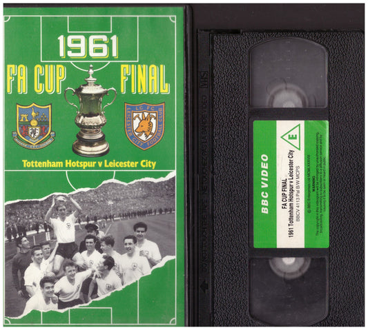 1961 FA Cup Final: Tottenham Hotspur V Leicester City VHS from BBC Enterprises (BBCV 4113)