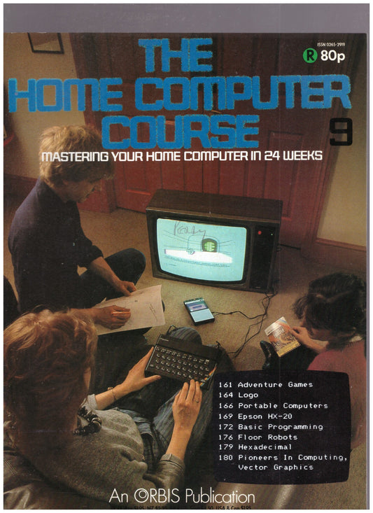 The Home Computer Course #9, vintage computing guide, Orbis Publishing