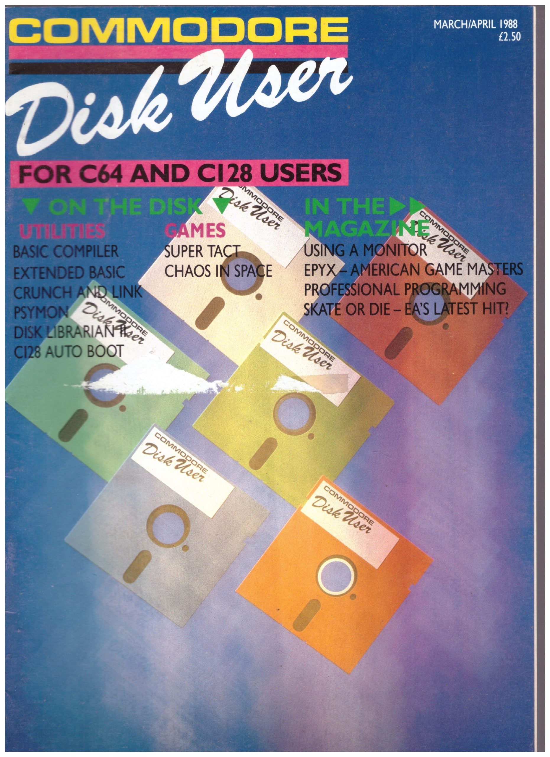 Commodore Disk User March/April 1988 Volume 1 Number 3 from Argus Specialist Publications Limited