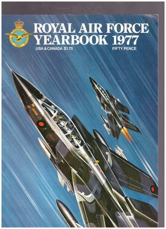 Royal Air Force Yearbook 1977, RAF vintage memorabilia, RAF 1977 military aircraft, Royal Air Force history 1977