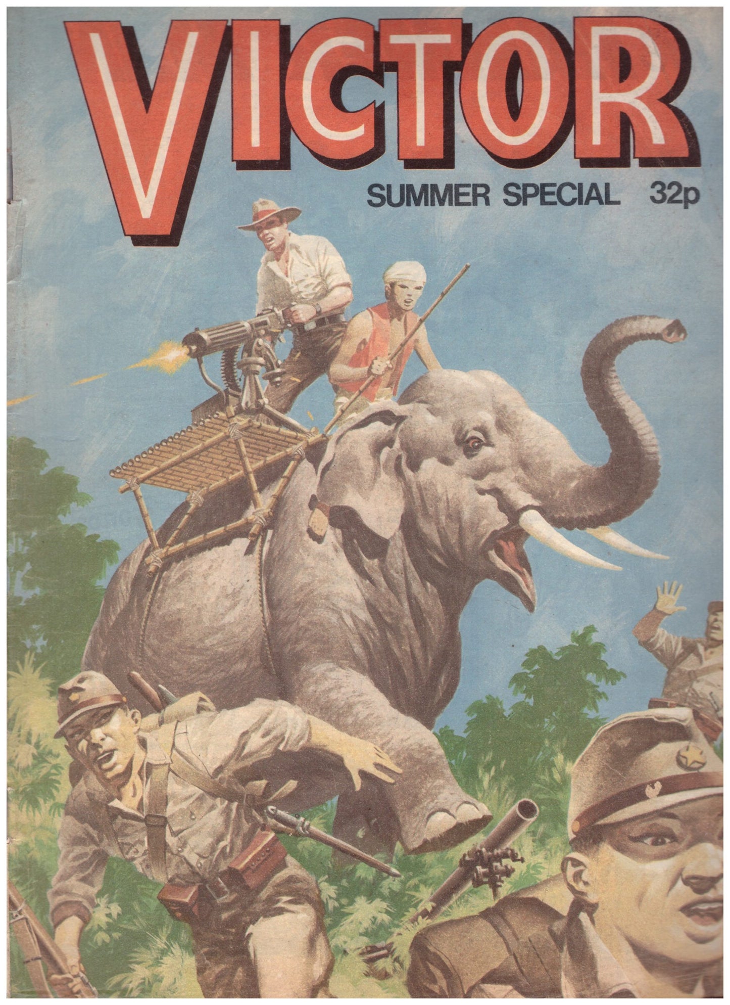 Victor Summer Special 1981 - Vintage British comic featuring wartime heroes and action-packed stories by DC Thomson & Co. Ltd.