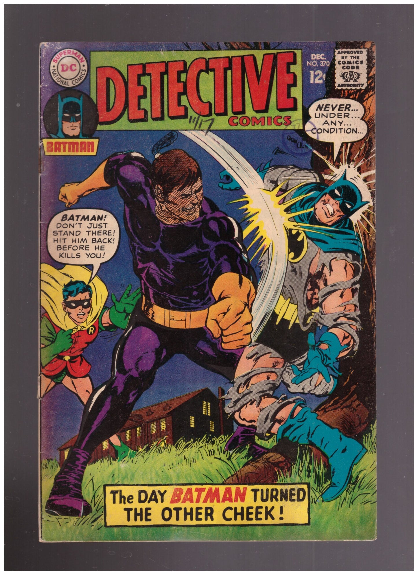 Detective Comics No 370 Dec 1967 from DC Comics