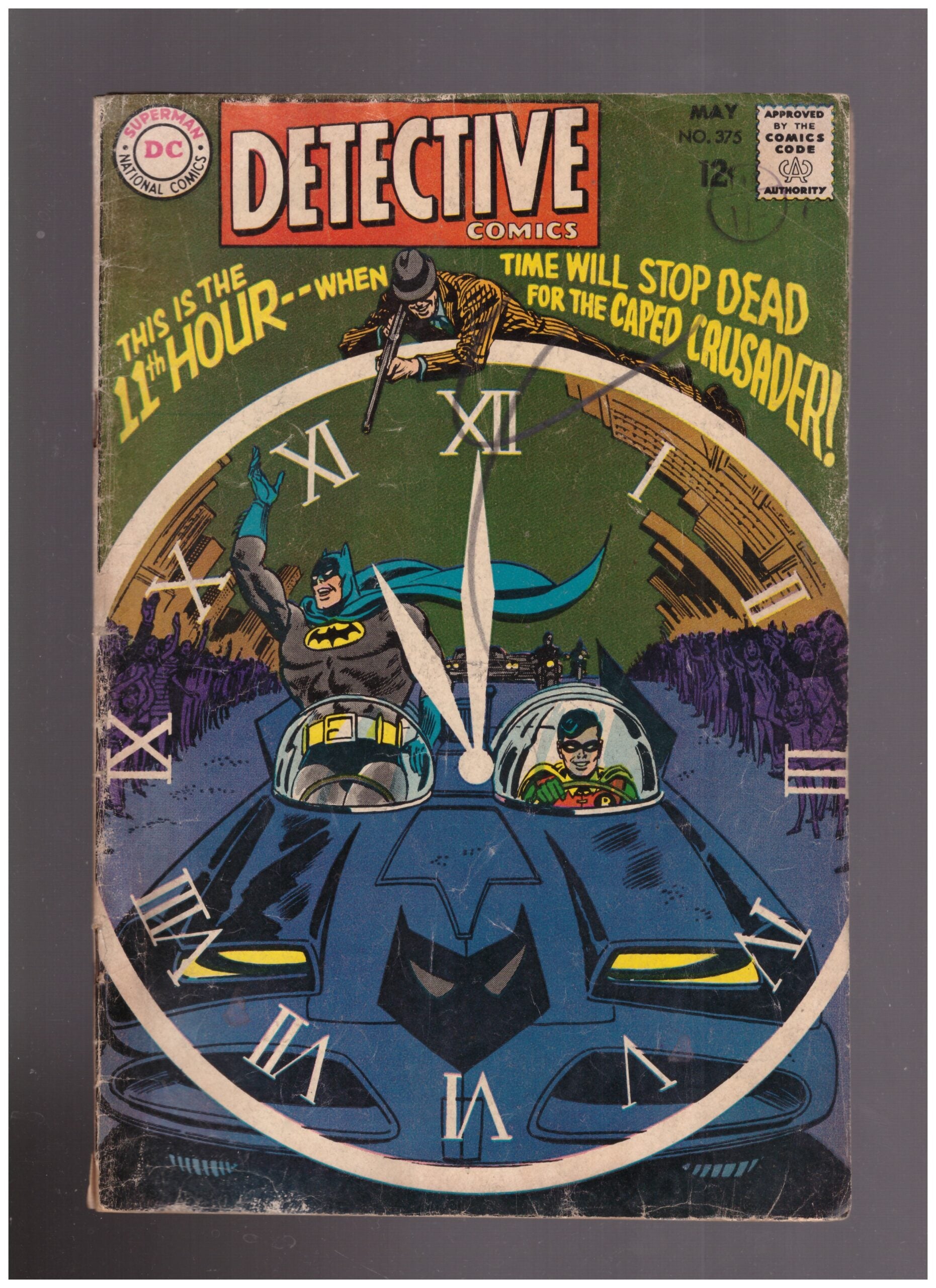 Detective Comics No. 375, Batman comic from May 1968, DC Comics vintage comic