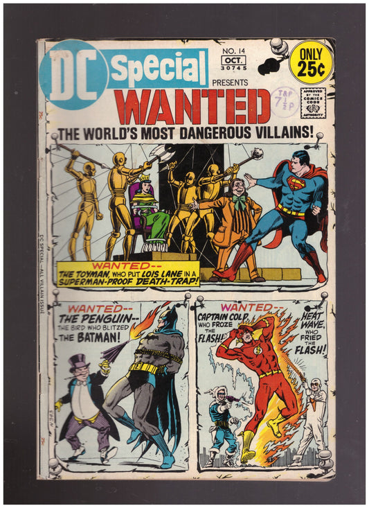 DC Special No. 14 comic book, vintage 1971 DC comic, rare DC Special issue, superhero comic