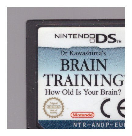 Brain Training Cartridge Only for Nintendo DS from Nintendo (NTR-ANDP-EUR)