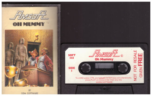 Oh Mummy for Amstrad CPC from Amsoft (SOFT 115)