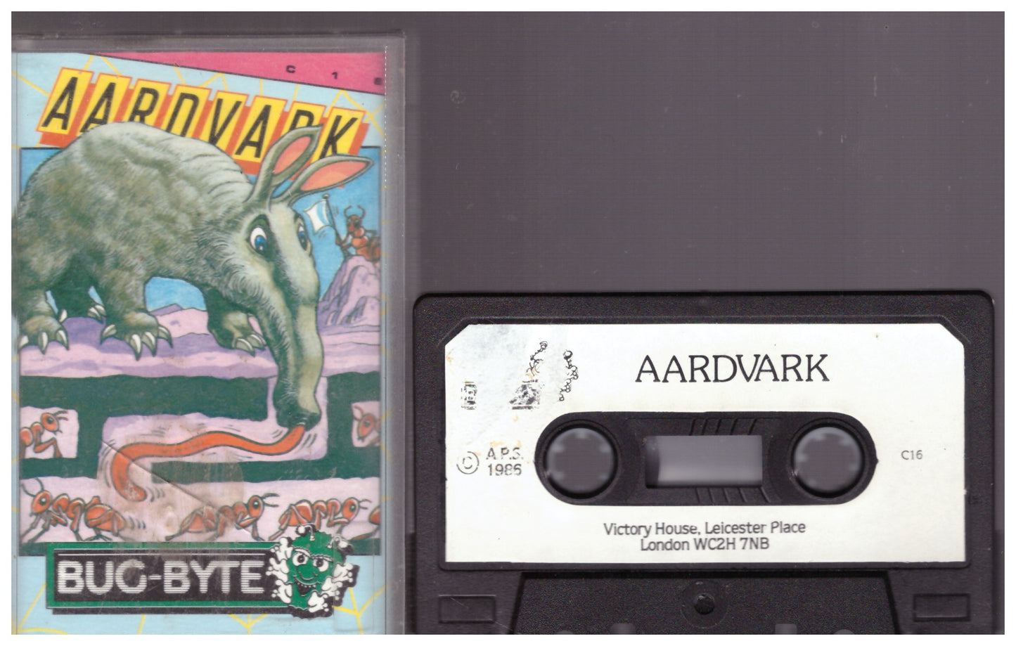 Aardvark for Commodore 16/Plus 4 from Bug-Byte (BBZ 080)