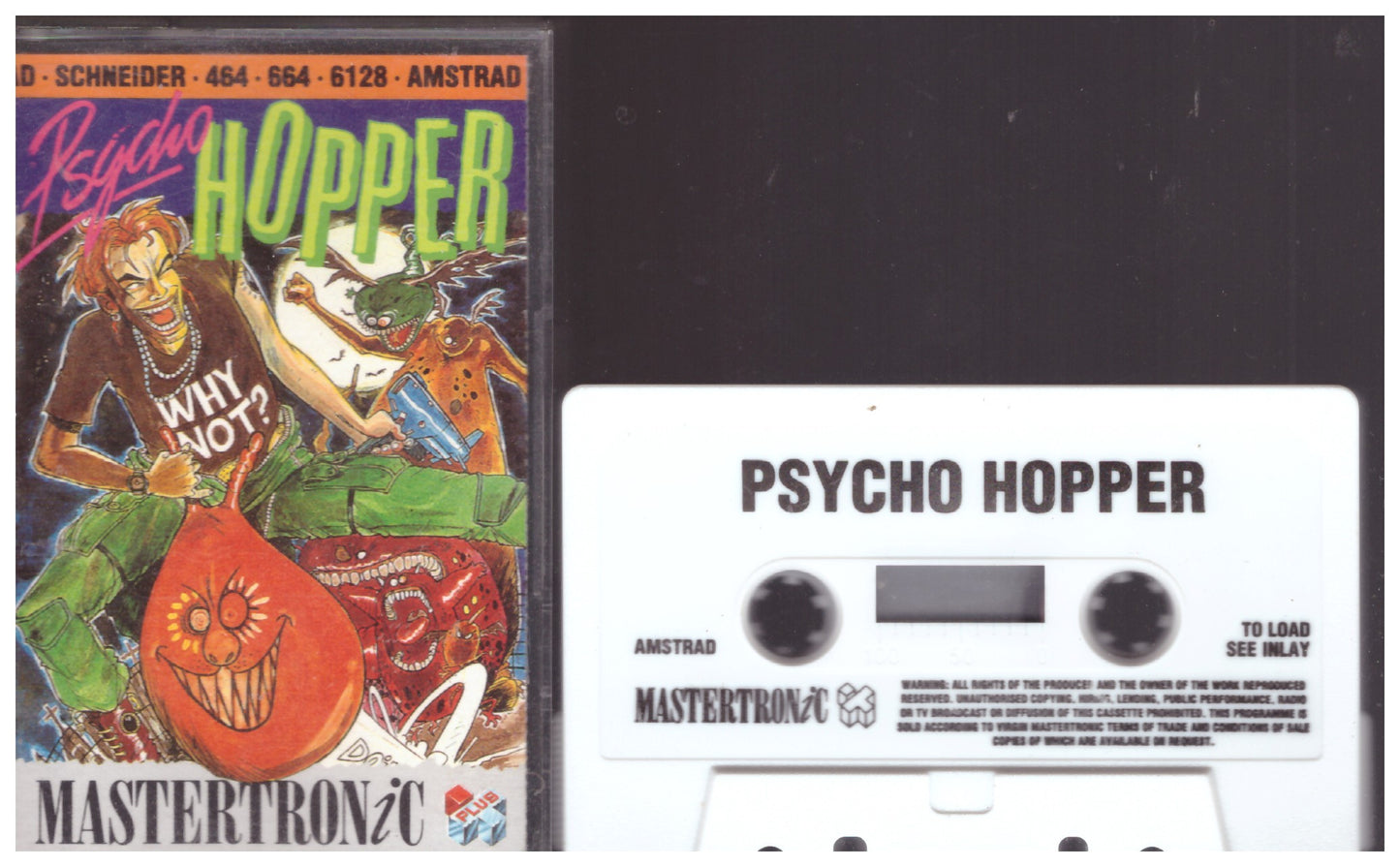 Psycho Hopper for Amstrad CPC from Mastertronic (IA 0304)