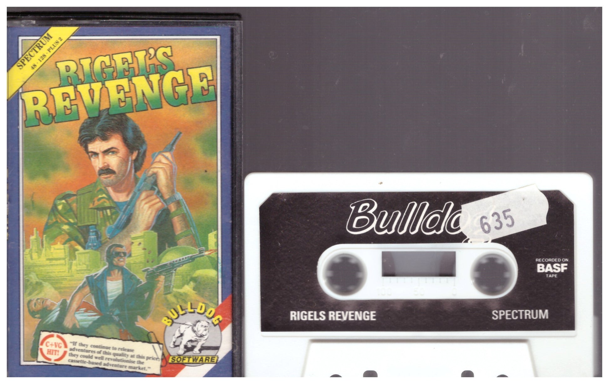 Rigel's Revenge for ZX Spectrum from Bulldog Software (BS 0207)