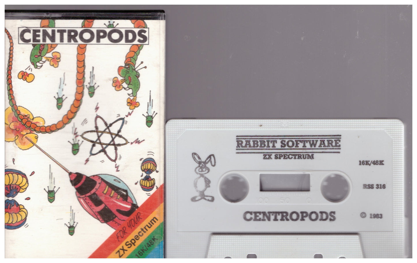 Centropods for ZX Spectrum from Rabbit Software (RSS 316)