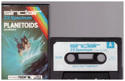 Planetoids for ZX Spectrum from Sinclair (G12/S)