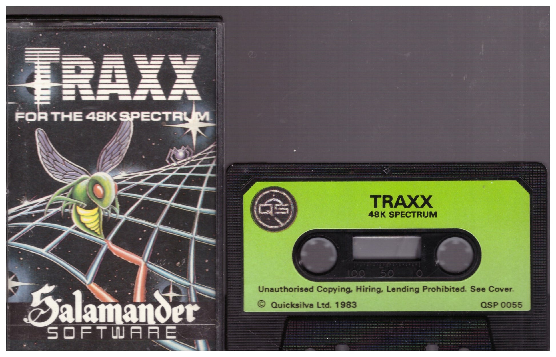 Traxx for ZX Spectrum from Salamander Software