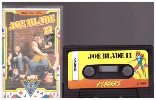 Joe Blade II Amstrad CPC, retro action game Amstrad CPC, Joe Blade II classic 8-bit game