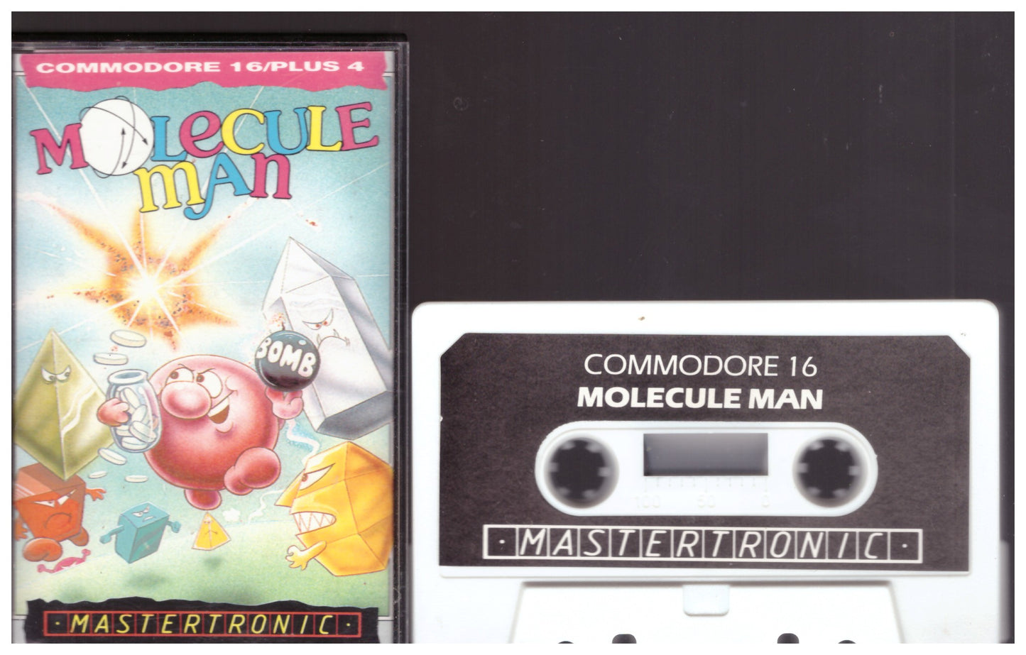 Molecule Man for Commodore 16/Plus 4 from Mastertronic (2C 0119)