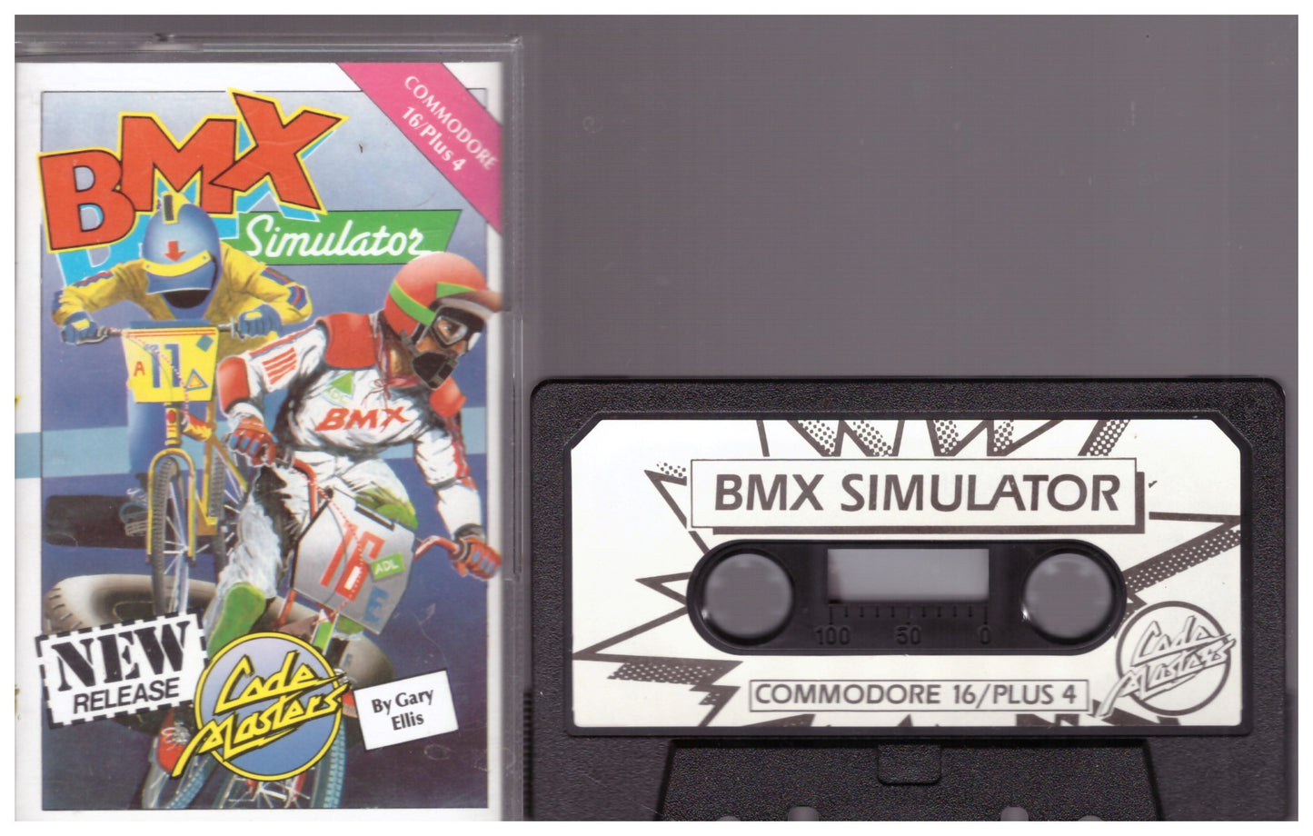 BMX Simulator for Commodore 16/Plus 4 from Codemasters (4061)