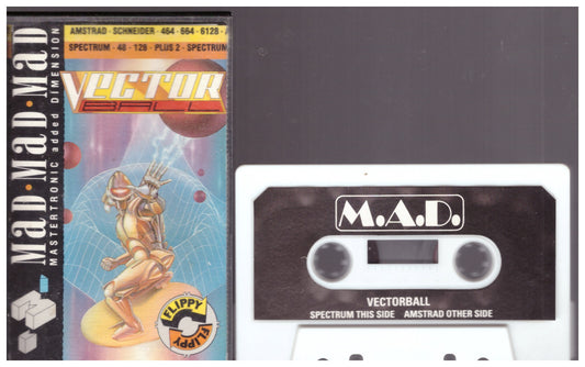 Vectorball for Amstrad CPC/ZX Spectrum from Mastertronic (ISA 0262)