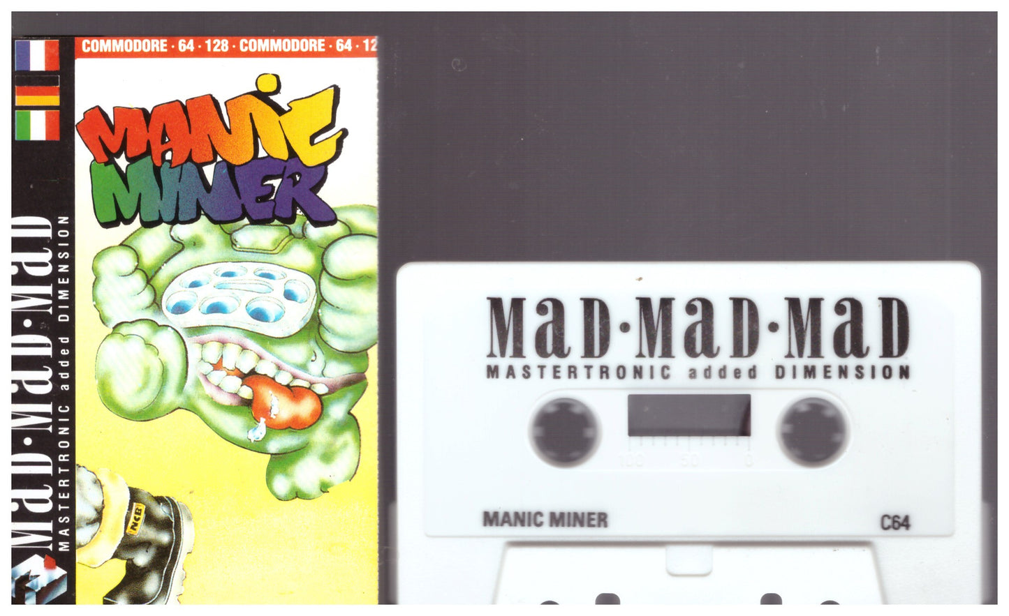 Manic Miner for Commodore 64 from Mastertronic (1C 0292)