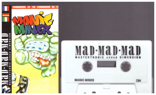 Manic Miner for Commodore 64 from Mastertronic (1C 0292)