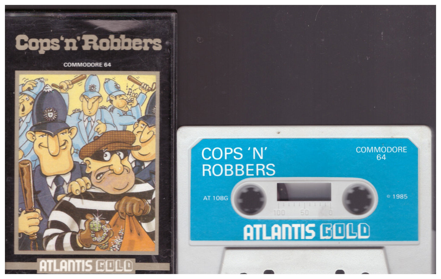 Cops 'N' Robbers for Commodore 64 from Atlantis (AT 108 G)