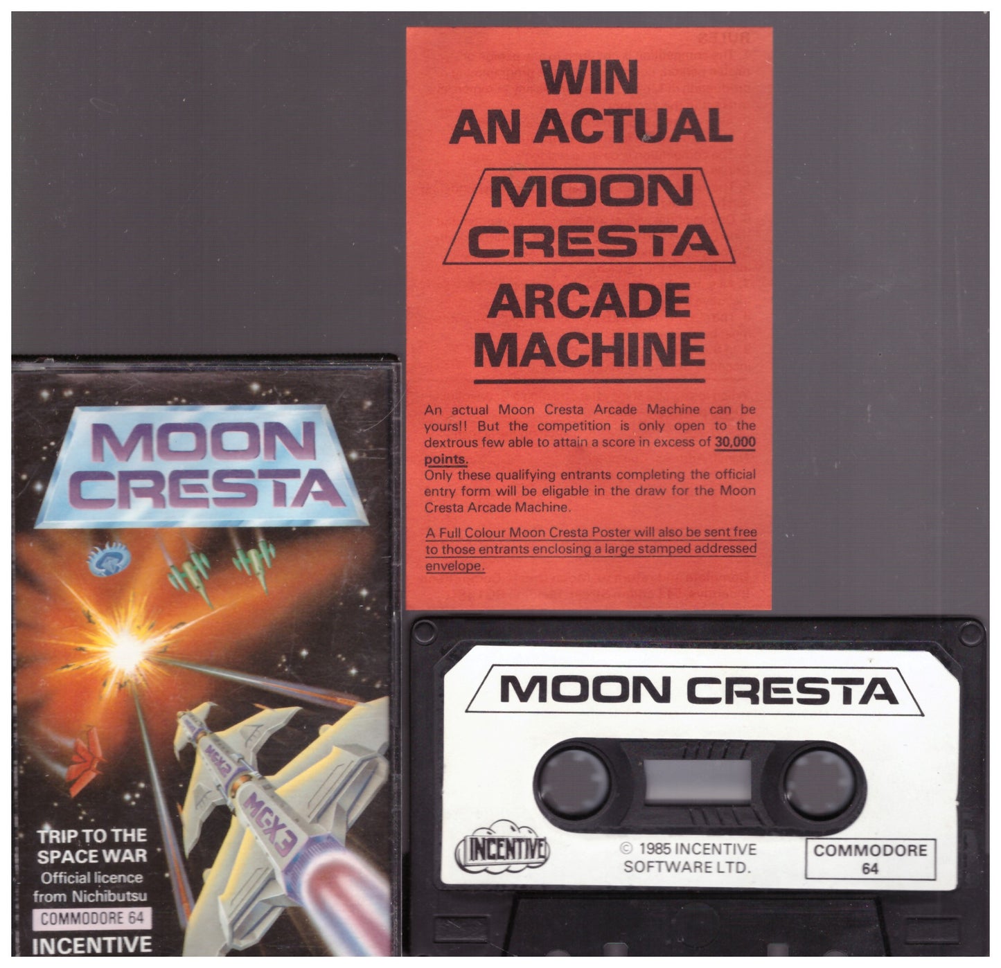 Moon Cresta for Commodore 64 from Incentive (C14)