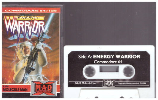 Energy Warrior for Commodore 64 from Mastertronic (IC 0236)