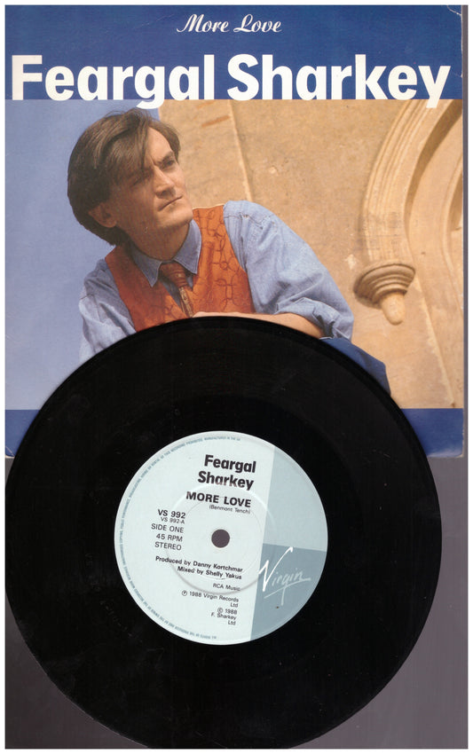 More Love - Feargal Sharkey - Virgin - VS 992