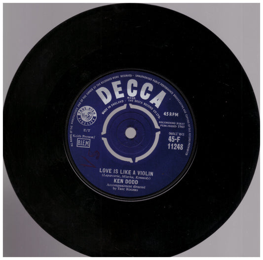 Love Is Like A Violin - Ken Dodd - Decca - 45-F 11248