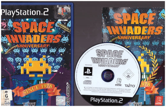 Space Invaders Anniversary - Sony Playstation 2/PS2 - Xplosiv - SLES 52313