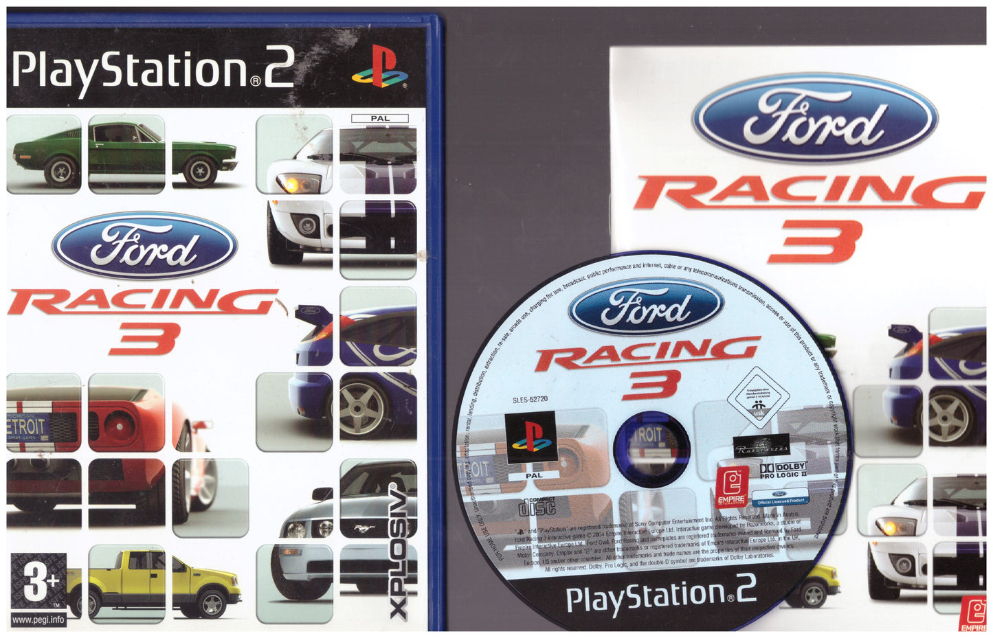 Ford Racing 3 - Sony Playstation 2/PS2 - Xplosiv - SLES 52720