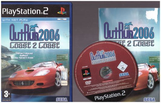 OutRun 2006: Coast To Coast - Sony Playstation 2/PS2 - Sega - SLES 53998