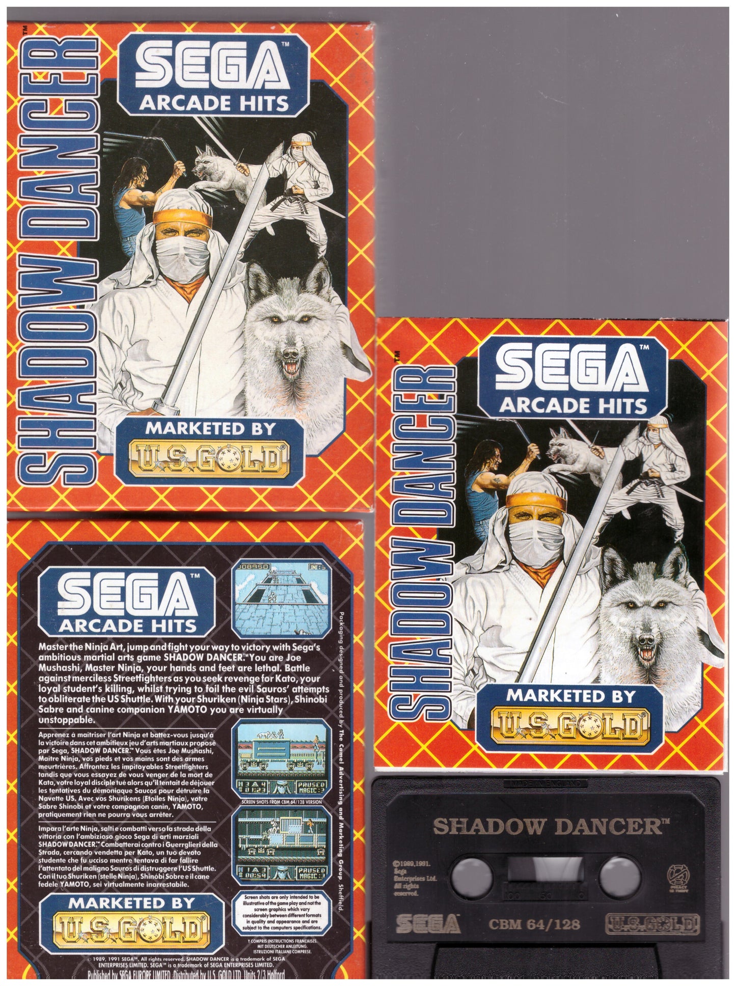 Shadow Dancer - Commodore 64 - U.S. Gold