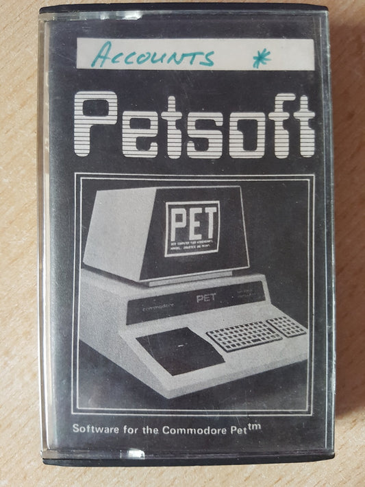 Accounts for Commodore PET from Petsoft